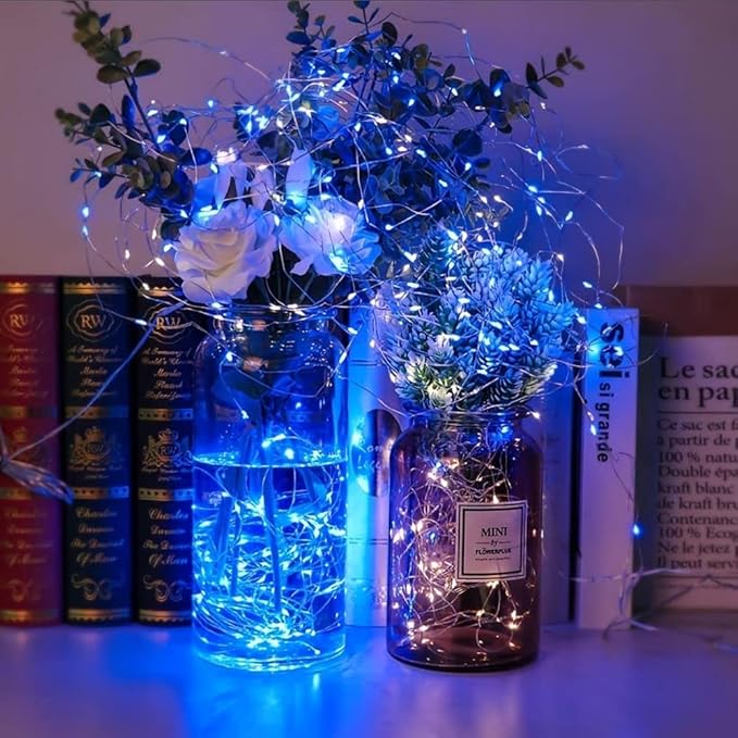 4-Pack 50 LED Christmas Fairy Lights Battery Operated - Image 2