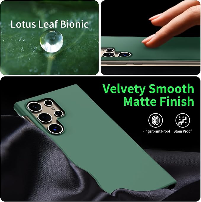 GRECAZO Slim Borderless for Samsung Galaxy S25 Ultra Phone Case 6.9" Ultra-Thin - Image 6