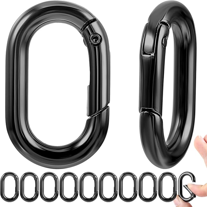 Small Carabiner, O-Ring Key Ring by Unknown