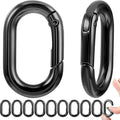 Small Carabiner, O-Ring Key Ring by Unknown