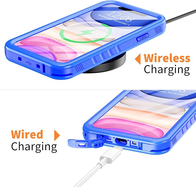 Cozycase Compatible with Waterproof iPhone 11 case, Built-in Screen Protector - Image 7