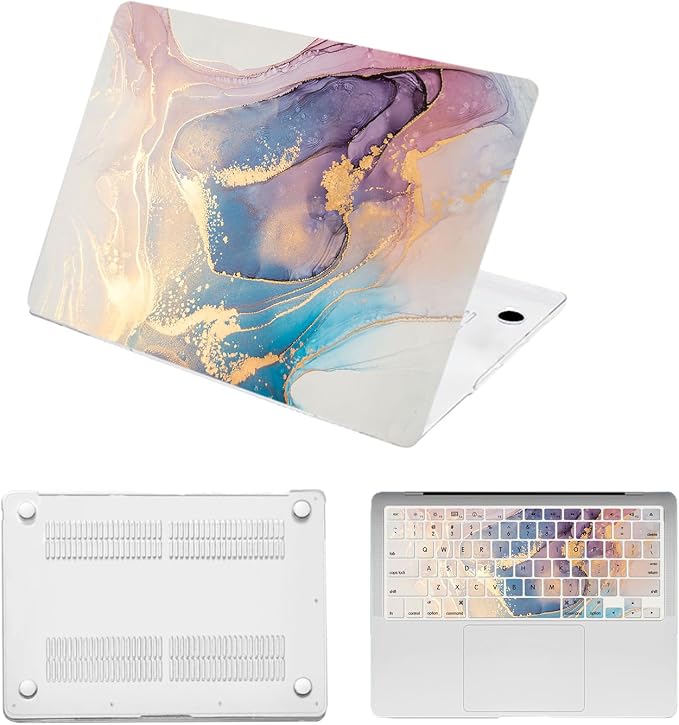 Hard Case for New MacBook Air 13 inch M2 M3 M4 2022 2024 2025 Release, 13.6" by Unknown
