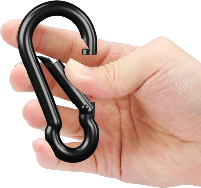 sprookber Carabiner Clips Spring Snap Hook, Iron Heavy Duty Caribeaners - Image 6