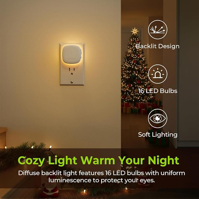AUVON Plug-in LED Backlit Night Light - Image 2
