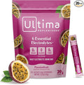 Ultima Replenisher Daily Electrolyte Powder – Passionfruit, 20 Stickpacks – by UltimaReplenisher