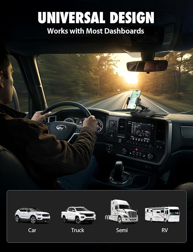 Bracketron NavMat Portable GPS Dash Pad Converts Windshield GPS Mount into - Image 9