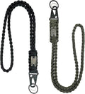 DDOUT Heavy Duty Paracord Lanyard 550 Paracord Braided Keychain by DDOUTOutdoor