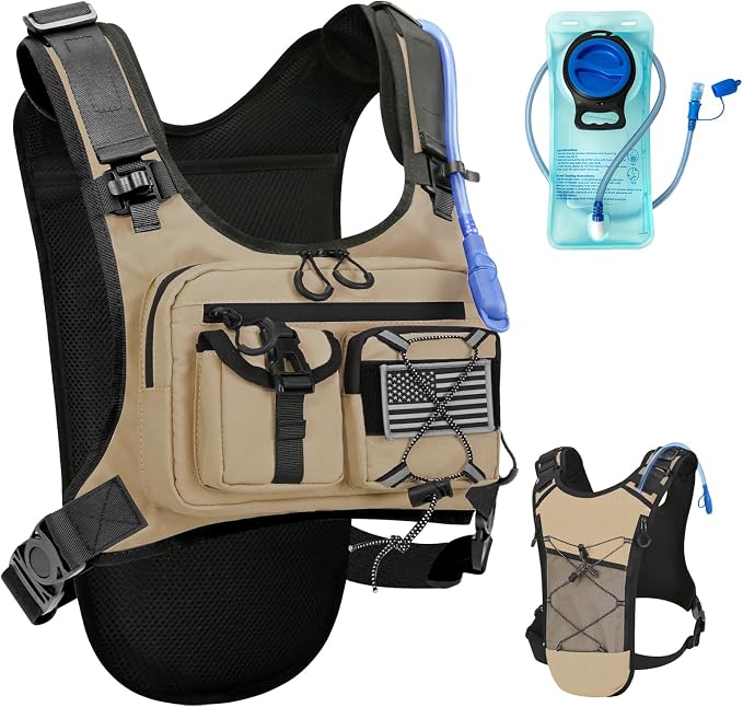 Criuage USA Original Patent Running Hydration Vest Backpack, Lightweight Chest by CriuageDirect