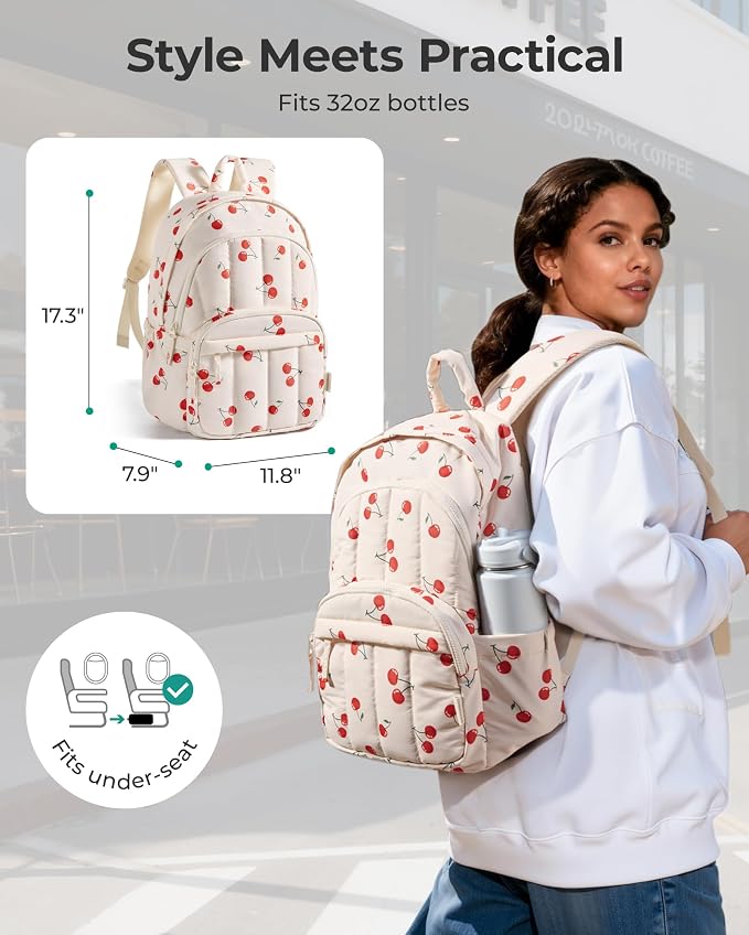 BAGSMART Womens Backpack Small Travel Laptop Backpack - Image 5