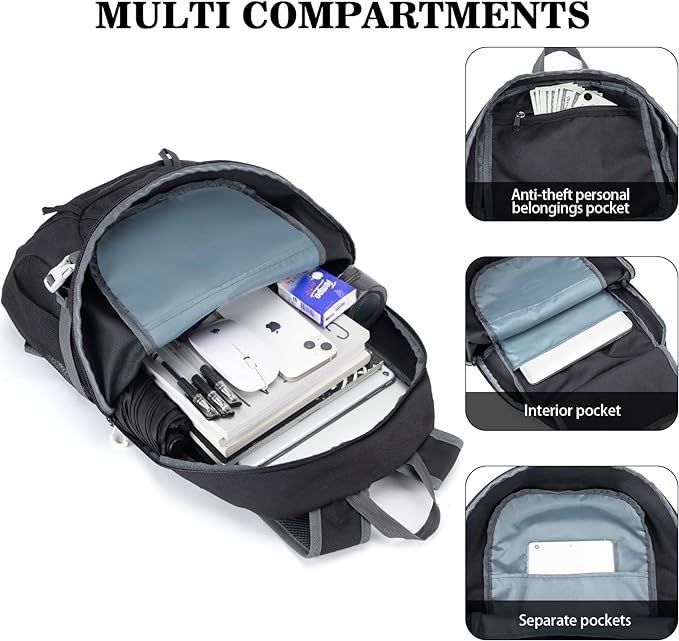 BAGPARKK Hiking Backpack, Large 35L Travel Backpacks - Image 2