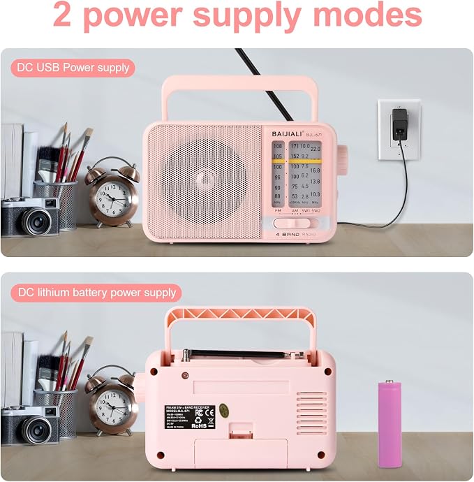 Portable AM/FM Transistor Radio - Image 4