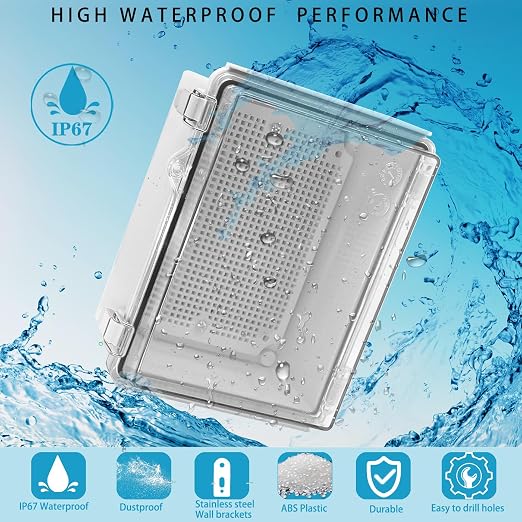 Outdoor Waterproof Electrical Box Junction Box Weatherproof IP67 ABS Plastic - Image 2