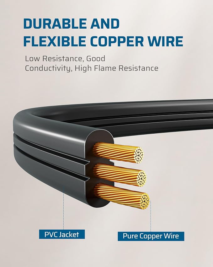 DEWENWILS 3 Outlet Extension Cord - Image 6