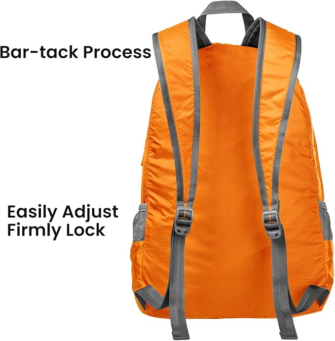 G4Free 20L Lightweight Packable Backpack Travel Hiking Daypack Foldable Backpack - Image 3