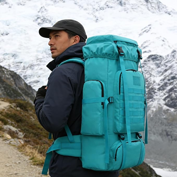 Hiking Backpack for Men 70L/100L Camping Backpack Military Rucksack Molle 3 - Image 8