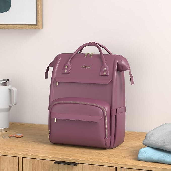 LOVEVOOK Leather Laptop Backpack - Image 2