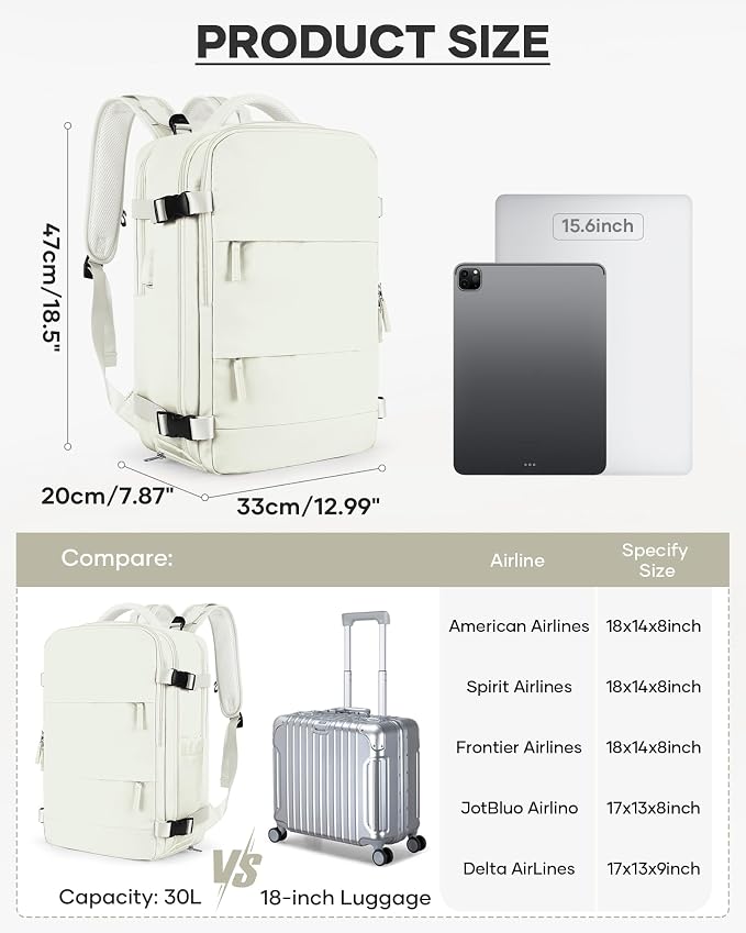 coofay Vacuum Backpack Travel - Image 4