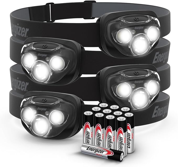 Energizer PRO-260 LED Headlamp, IPX4 Water Resistant Headlamps, by Energizer