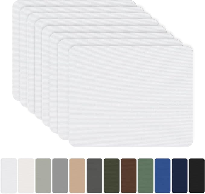 OAZ 8 Pieces 7.87 x 5.9 inch Nylon Repair Patches Nylon Fabric Patch by OAZ