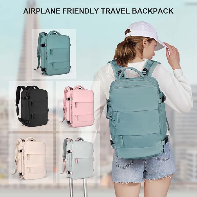 coowoz Travel Backpack For Women Men, Carry On Backpack, Hiking Backpack - Image 8