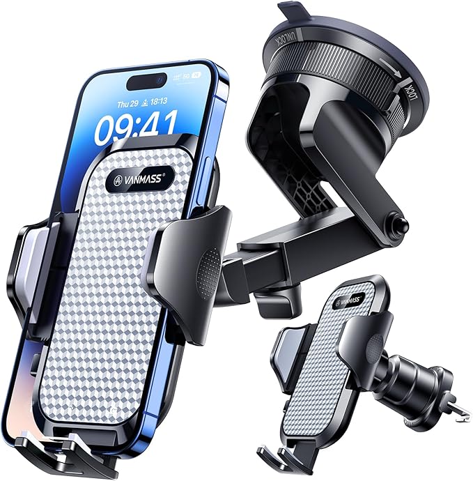 VANMASS Car Phone Holder Cell Phone Mount by VANMASS