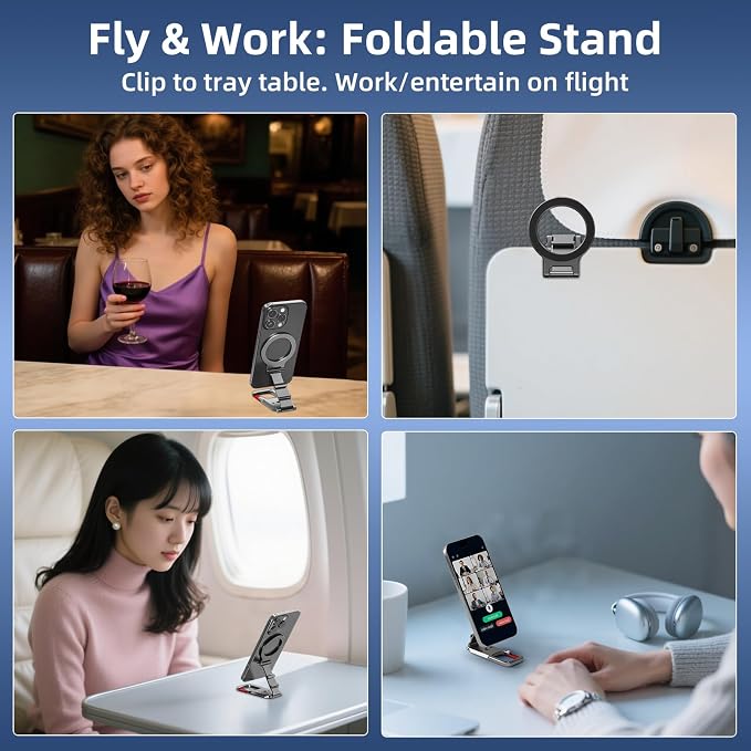 Magnetic Phone Mount for MagSafe, Maglock Tripod Adapter Magnet Golf Gym - Image 8