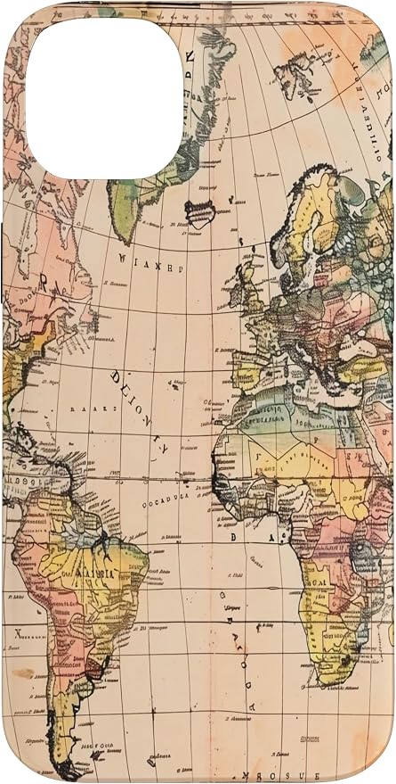 World Map, Old Map of the World Case by Unknown