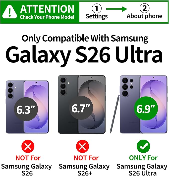 Cozycase Top Waterproof Case for Samsung Galaxy S26 Ultra - Image 2