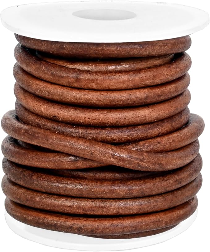 GENIQUE Real/Genuine Round Leather String Cord - Image 3