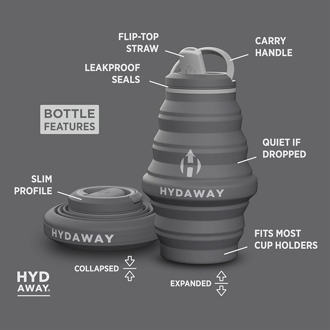 HYDAWAY 17oz Collapsible Water Bottle - Image 5