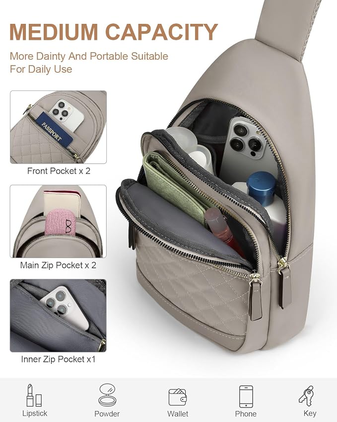 Capolo Sling Bag for Women Men Waterproof Crossbody Bags for Women Trendy - Image 4