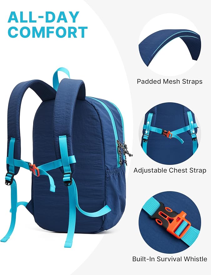G4Free 15L Hiking Backpack Lightweight Small Travel Backpack Casual Daypack - Image 5