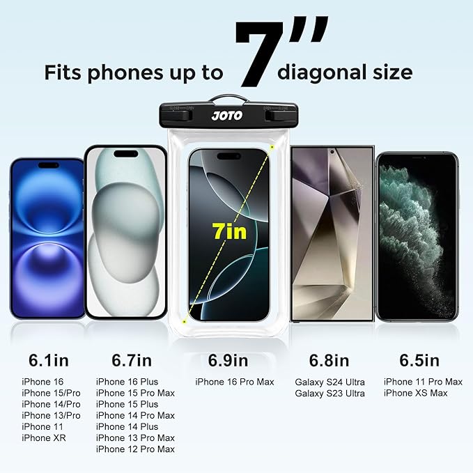 JOTO Up to 7" Universal Waterproof Phone Case - Image 2