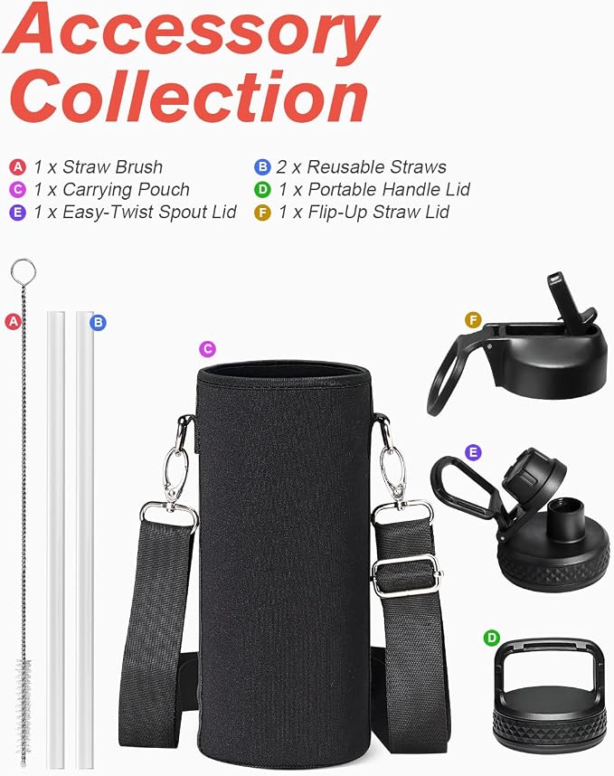 Coolflask Water Bottle 40 oz Insulated - Image 7