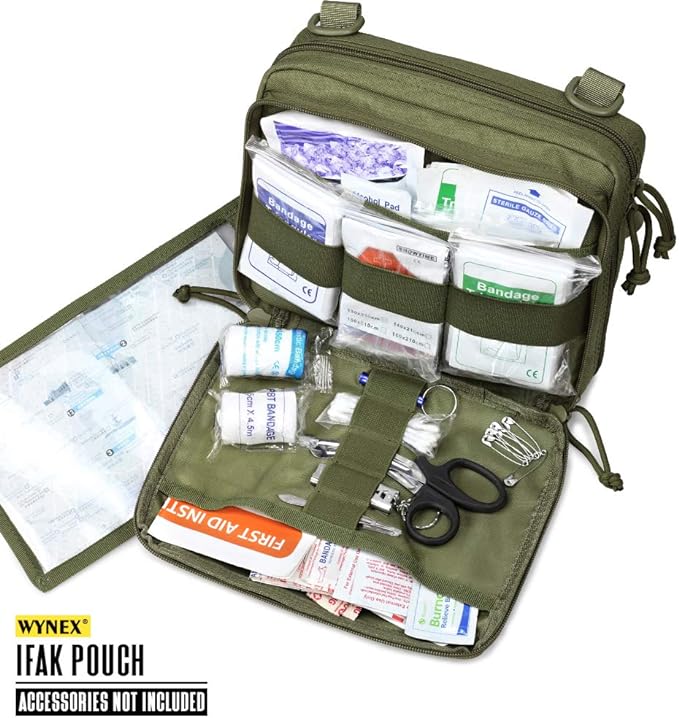 WYNEX Tactical Molle Admin Pouch of Double Layer Design, Admin Pouches Molle - Image 3