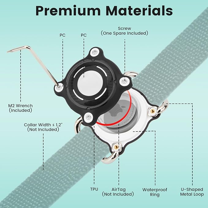 Waterproof Dog Collar Holder for Airtag – Dustproof, Ultra-Durable, Shockproof - Image 7