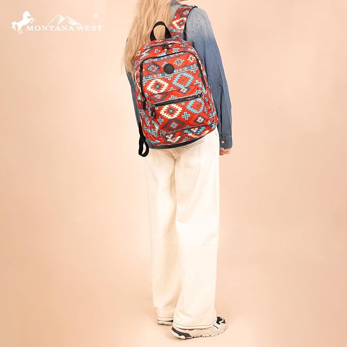 Montana West Backpack for Women Western Travel Backpack Purse Casual Daypack - Image 3