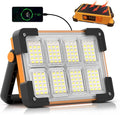 120W Solar Rechargeable Work Light, 144 LED 10000LM Led Work Light by DANCINGBOAR