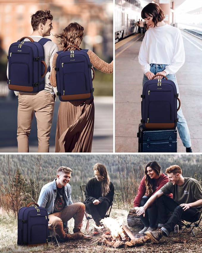 LOVEVOOK Travel Backpack For Women Flight Approved, 50L Large Carry On Backpack - Image 8