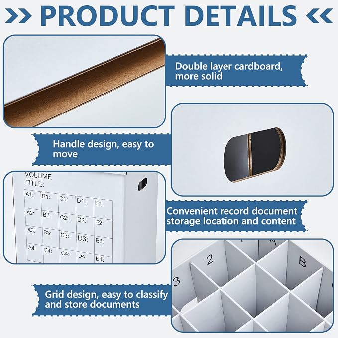 PerKoop 2 Pack Blueprint Holder Storage Organizer - Image 4