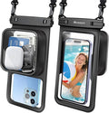 Niveaya [Floatable Floating Waterproof Phone Pouch 2 Pack-Up to 8.5", Large by Niveaya