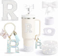 6PCS White Stanley Cup Accessories Set Fit by MOTEERLLU