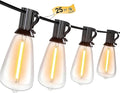 25FT Outdoor String Lights, Waterproof Patio Lights by Outdoorlights