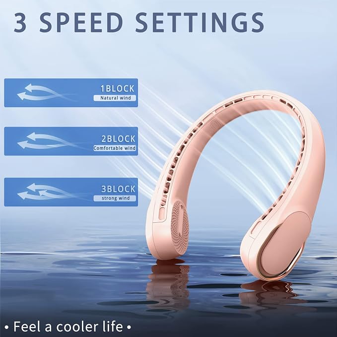 ASNUG Portable Neck Fan, Neck Fans - Image 3