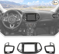 JeCar 3pcs Carbon Fiber Dash Vent Cover Trim Kit by JeCar