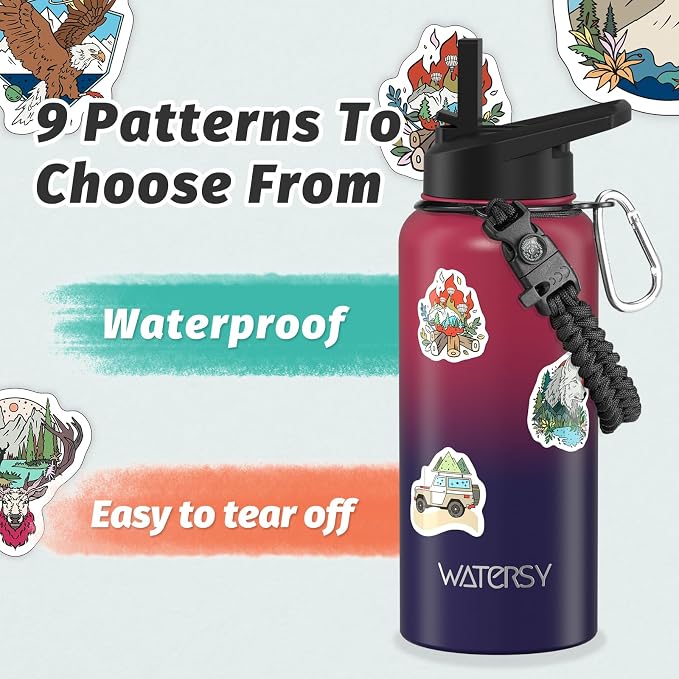 32oz Insulated Water Bottle, BPA Free&Leak Proof, Stainless Steel Water Flask - Image 4