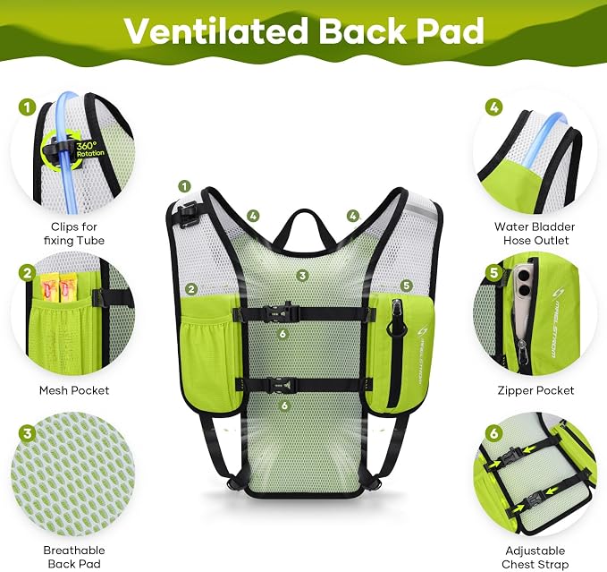 Maelstrom Hydration Backpack, Hiking Backpack - Image 3