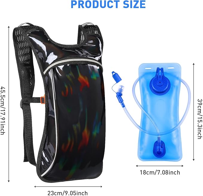 Rave Hydration Pack, Hydration Backpack - Image 2