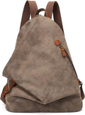 KL928 PU Leather Vintage Backpack – Large Casual Daypack Outdoor Travel by KL928