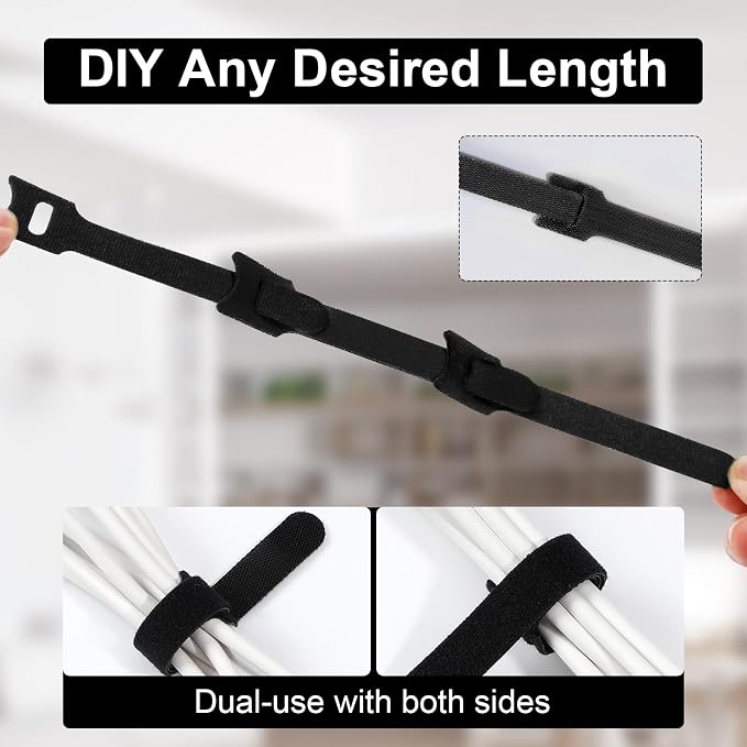 150PCS Cable Ties, 4+6+8+10 inch Cable Ties - Image 6